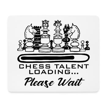 schach - Mousepad (Querformat) - Weiß - Vorne