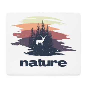 Nature - Mousepad (Querformat) - Weiß - Vorne