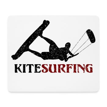 Kitesurf - conception - Tapis de souris (format paysage) - blanc - Devant