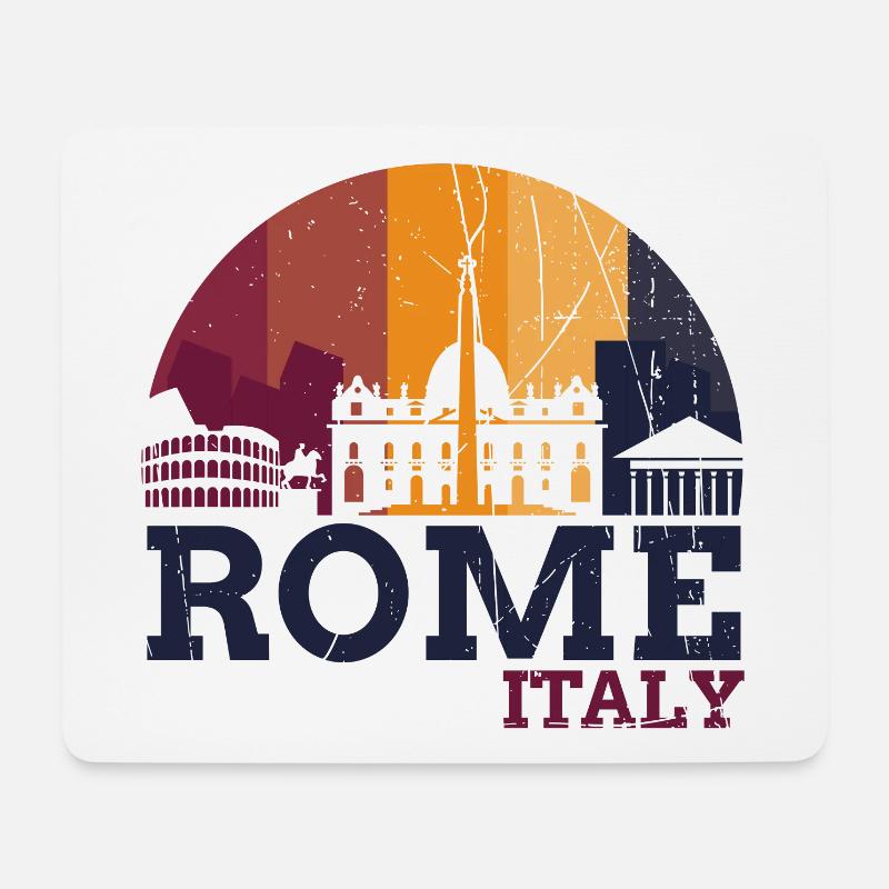 Rom - Italien - Mousepad (Querformat) - Weiß