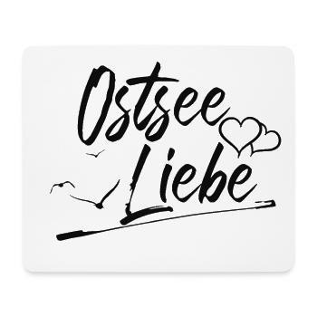 Ostsee Liebe - Mousepad (Querformat) - Weiß - Vorne