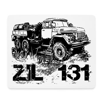 ZIL 131 - Mouse Pad (horizontal) - white - Front