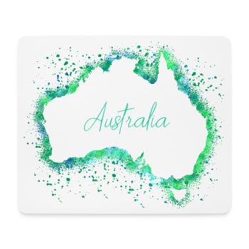 Australien - Mousepad (Querformat) - Weiß - Vorne