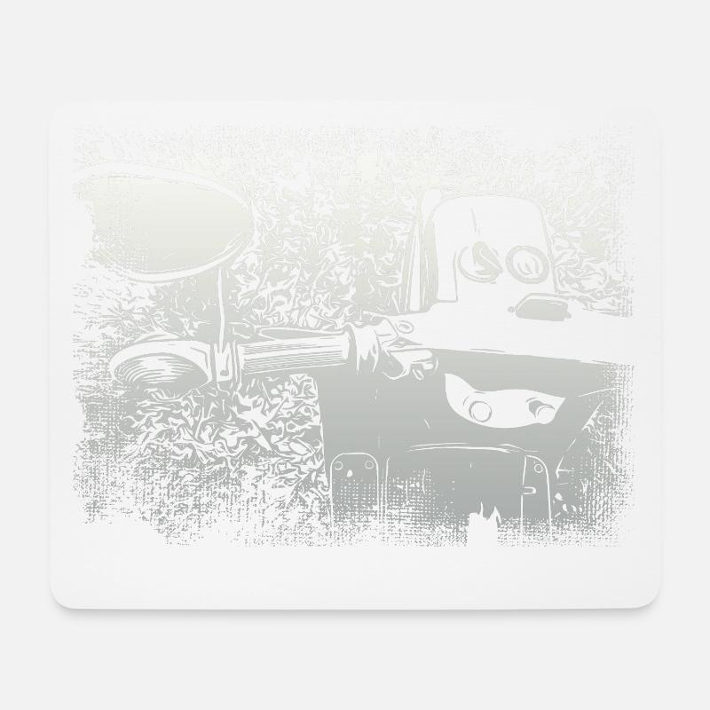 Simson Schwalbe KR51 - Mousepad (Querformat) - Weiß
