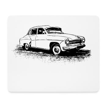 P-312-0 Wartburg - Mousepad (Querformat) - Weiß - Vorne