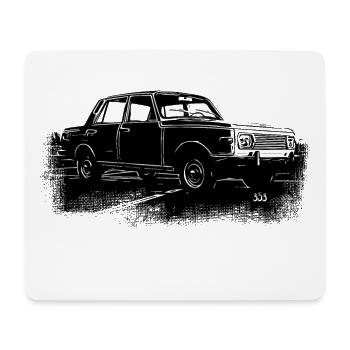 Wartburg P 353 - Mousepad (Querformat) - Weiß - Vorne