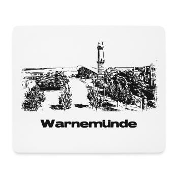 Rostock Warnemünde - Mouse Pad (horizontal) - white - Front