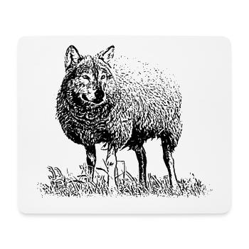 Wolf in sheep's clothing - Mouse Pad (horizontal) - white - Front