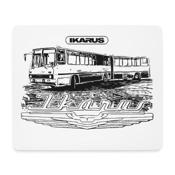 Ikarus - articulated bus - Mouse Pad (horizontal) - white - Front