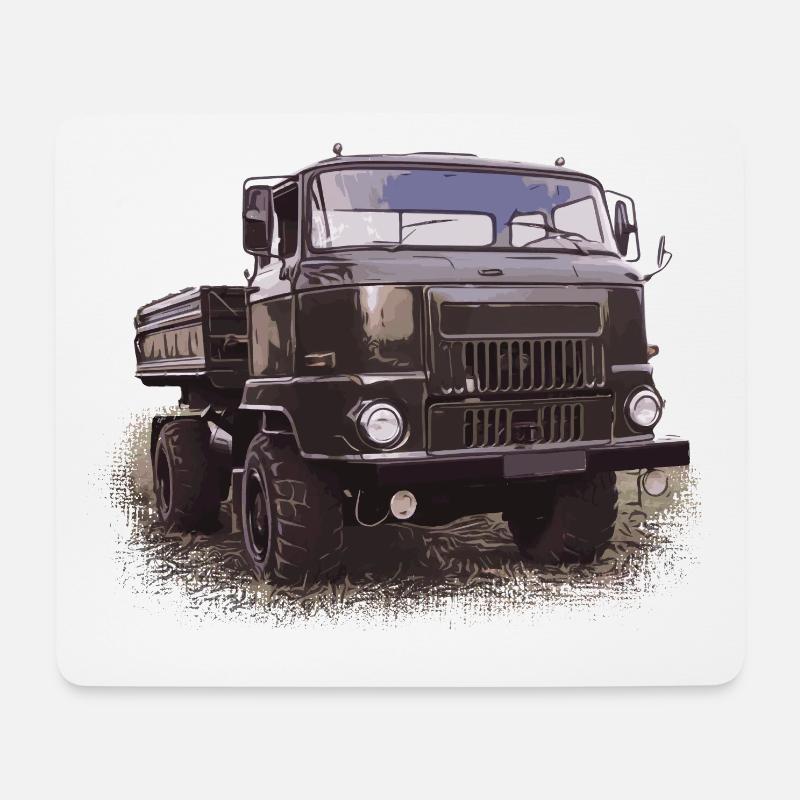 IFA L60 Kipper - Mousepad (Querformat) - Weiß