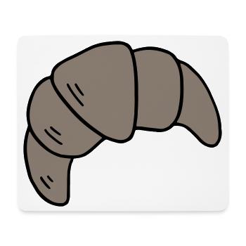 Croissant - Mouse Pad (horizontal) - white - Front