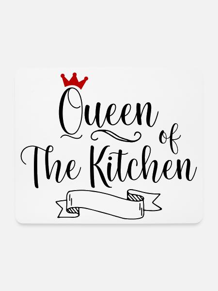 Queen of the Kitchen - Mousepad (Querformat) - Weiß