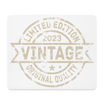 2023 Anniversaire Né Année de naissance millésime - Tapis de souris (format paysage) - blanc - Devant