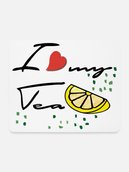 tea time - Mousepad (Querformat) - Weiß