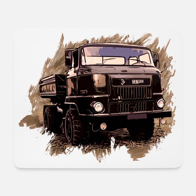 IFA L60 Kipper - Mousepad (Querformat) - Weiß