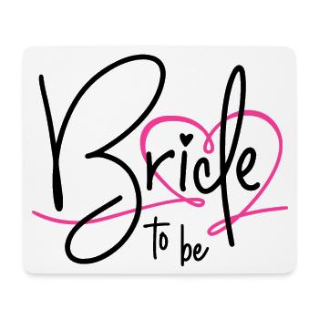 BRIDE TO BE HEART BACHELORETTE PARTY BRIDE - Mouse Pad (horizontal) - white - Front
