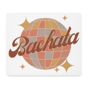 Bachata Disco Retro Glow - Mousepad (Querformat) - Weiß - Vorne