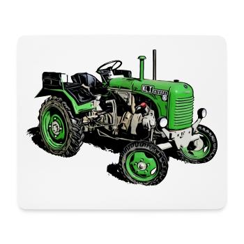 Tractor Type 80 - Mouse Pad (horizontal) - white - Front