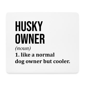 Husky - Mouse Pad (horizontal) - white - Front