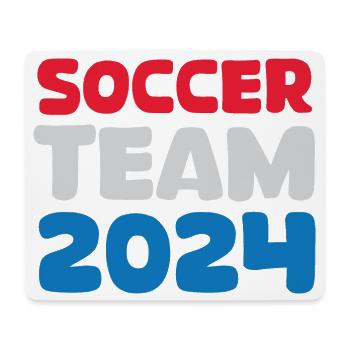 Équipe de football des Pays-Bas 2024 Logo d’icône de fan de football - Tapis de souris (format paysage) - blanc - Devant