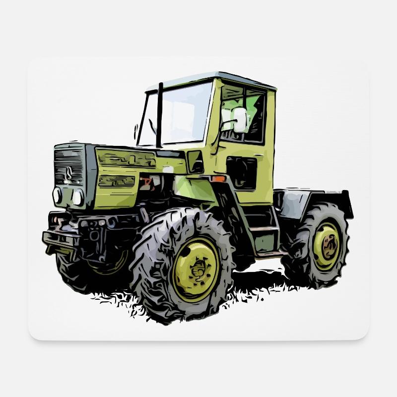 Alter MB trac 800 - Mousepad (Querformat) - Weiß