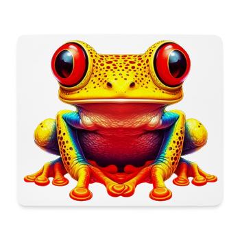 Grenouille - Tapis de souris (format paysage) - blanc - Devant