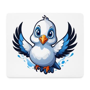 Happy Dove Doves - Mouse Pad (horizontal) - white - Front