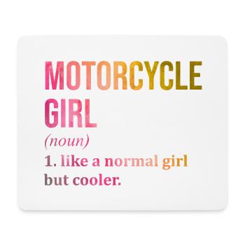 Motorrad - Mousepad (Querformat) - Weiß - Vorne