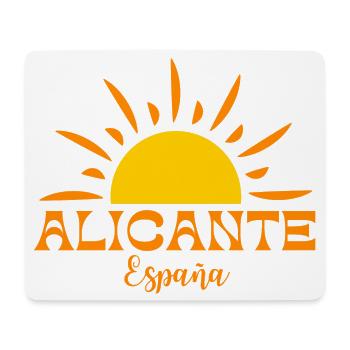 Vibrant Sunburst Alicante Spain Design - Mouse Pad (horizontal) - white - Front
