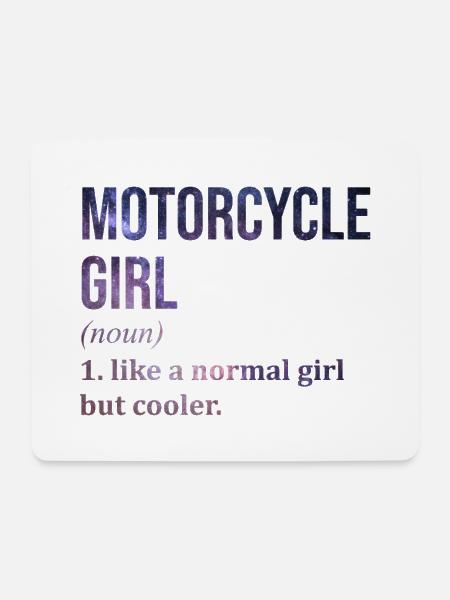 Motorrad Motorrad Motorrad Motorrad - Mousepad (Querformat) - Weiß