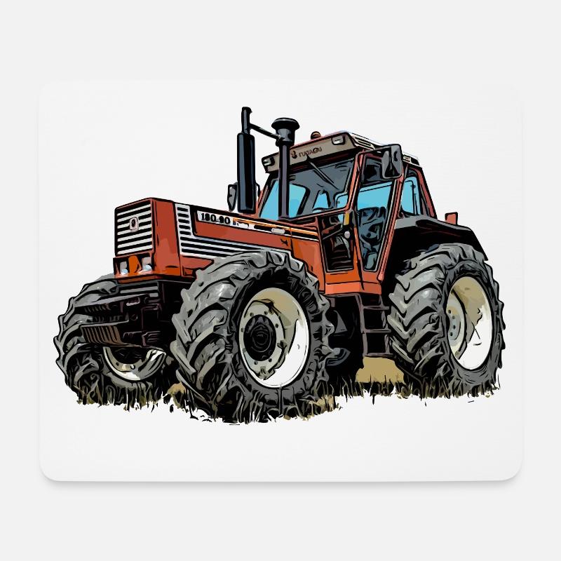 Ackerbeast 100 - Tapis de souris (format paysage) - blanc