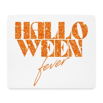 Halloween Fieber Glitzer Typografie - Mousepad (Querformat) - Weiß - Vorne