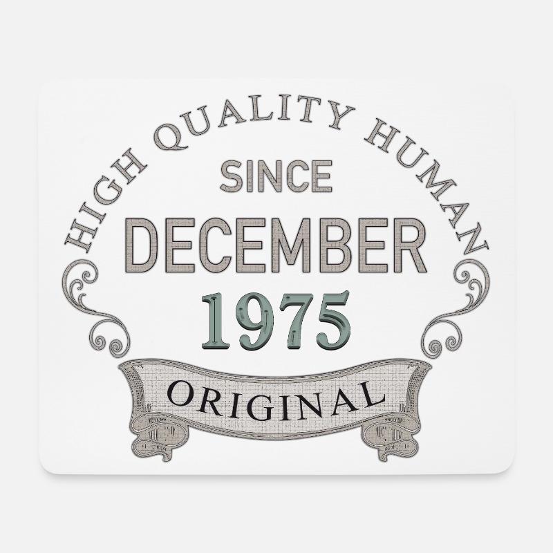Since_December_1975 - Tapis de souris (format paysage) - blanc