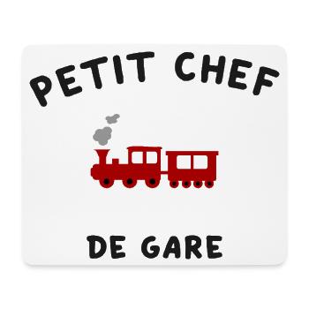 Petit Maître de Gare Lokomotive - Mousepad (Querformat) - Weiß - Vorne