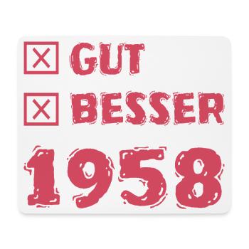 1958 - Mouse Pad (horizontal) - white - Front