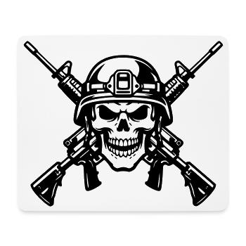 Krieg - Mousepad (Querformat) - Weiß - Vorne