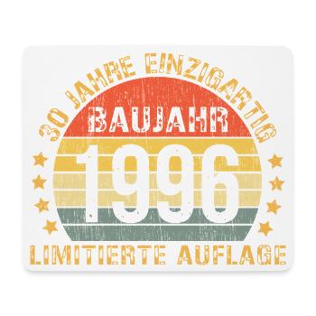 1996 Geburtstag 30 Dekoration 30er 30. Geburtstag  - Mousepad (Querformat) - Weiß - Vorne