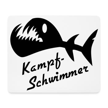Battle Whimmer Fish 2 - Mouse Pad (horizontal) - white - Front