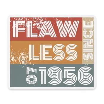 70th Birthday Flawless since 07/1956 - Mouse Pad (horizontal) - white - Front