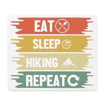 Hiking Mountain Trail Backpacking Outdoors Poaching - Mouse Pad (horizontal) - white - Front