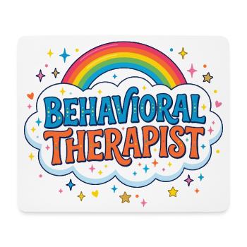 Behavioural therapist, school behaviour technician - Mouse Pad (horizontal) - white - Front