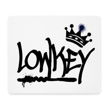 Discret Graffiti Tag Krone Hip Hop (noir) - Tapis de souris (format paysage) - blanc - Devant