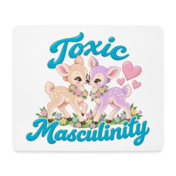 Zärtliches Duo - Mousepad (Querformat) - Weiß - Vorne