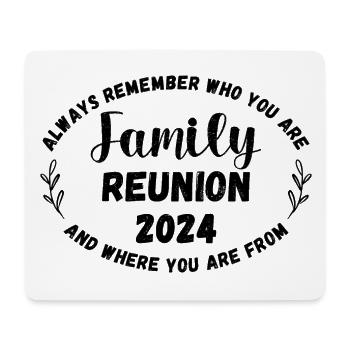 Réunion de famille 2024 - Tapis de souris (format paysage) - blanc - Devant
