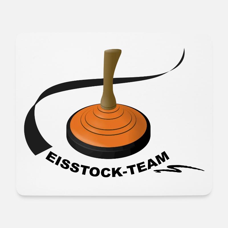 2018 EISSTOCK TEAM01 - Mousepad (Querformat) - Weiß