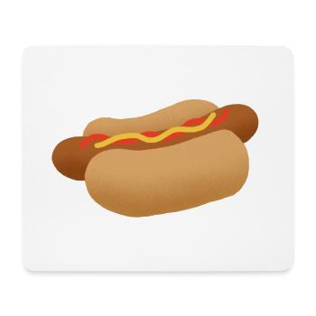 Hotdog - Mousepad (Querformat) - Weiß - Vorne