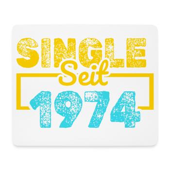 seit 1974 - Mousepad (Querformat) - Weiß - Vorne