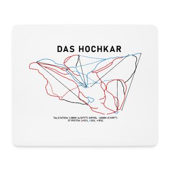 Das Hochkar - Mousepad (Querformat) - Weiß - Vorne