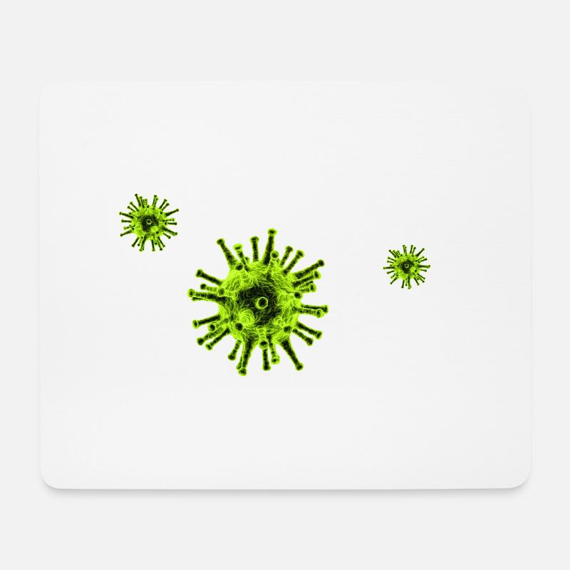 Corona Virus COVID19 - Mousepad (Querformat) - Weiß