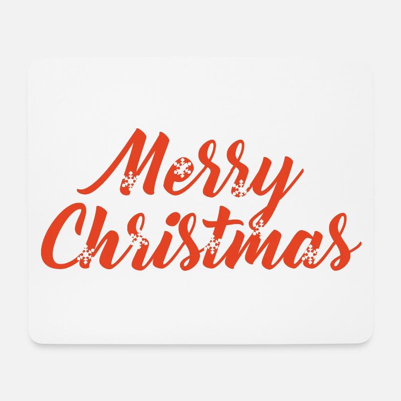 joyeux Noël - Tapis de souris (format paysage) - blanc